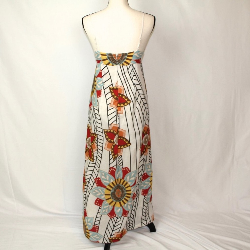 LOFT Trulli Cotton and Silk Maxi Dress SZ 4